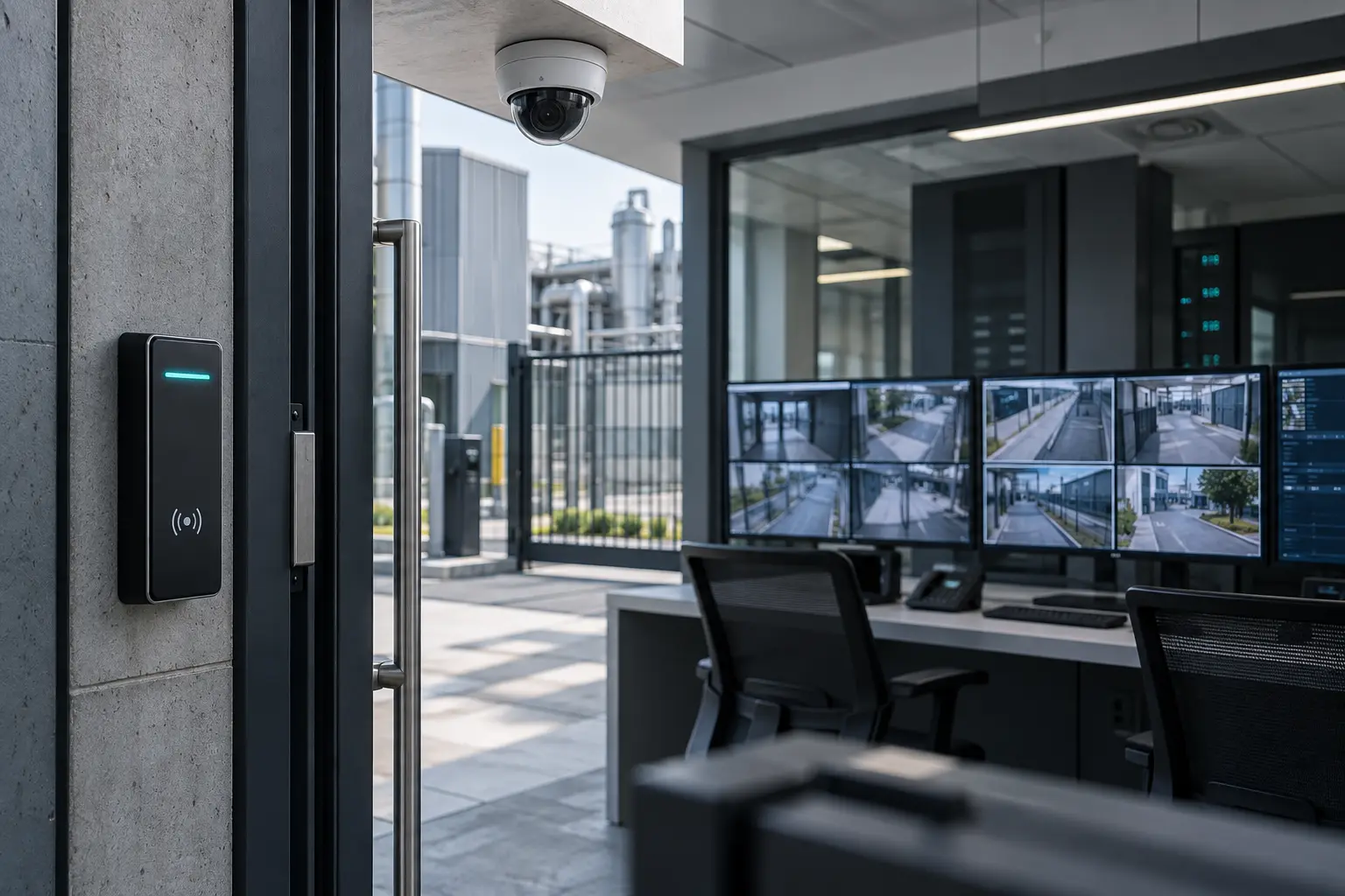 Contrôle d'accès, vidéosurveillance et supervision de sûreté